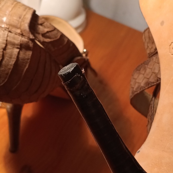 Coach Elegant Brown Strappy Women's Heels Size 8.5 - Picture 11 of 11